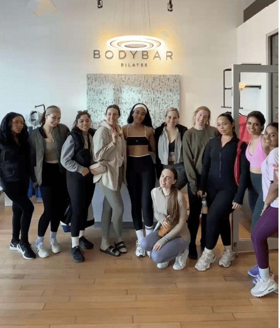 Girl Dinner Social group at BODYBAR pilates